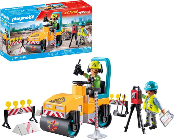 Actual product image Playmobil Road construction site (71751, Playmobil Action Heroes)