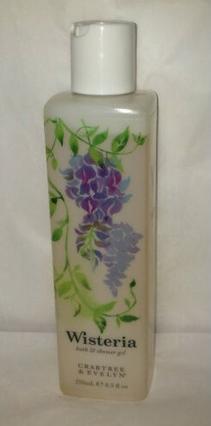 Actual product image John Richmond Crabtree Evelyn Blisteria Bath Gel 8.5oz
