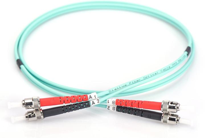 Actual product image Digitus Fiber Optic Multimode Patch Cord, OM 3, ST / ST (CAT6, 10 m)