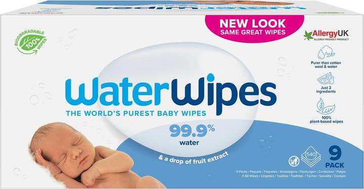 Actual product image WaterWipes Wet wipes (540 Piece)