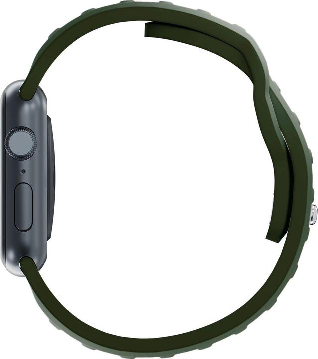 Produktbild 3MK Silicone Watch Strap Ciemnozielony/ Dark Green dla Apple Watch 42/44/45/49mm (Edelstahl, Silikon)