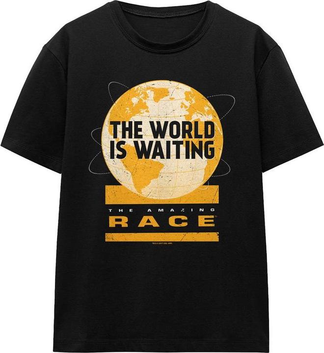 Actual product image The Amazing Race Unisex Adult Waiting World T-Shirt (M)