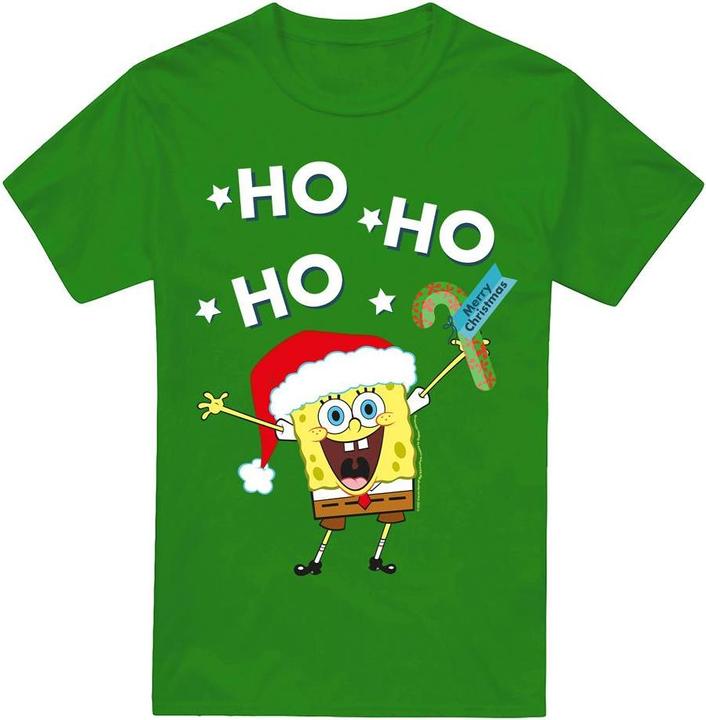 Spongebob Squarepants Ho Ho Ho Merry Christmas! TShirt