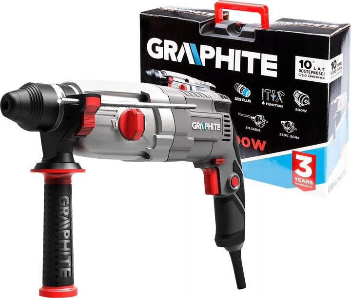 Actual product image No Name SDS+ 800W hammer drill case (Electrical connection)