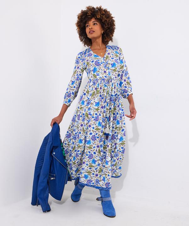 Actual product image Joe Browns Sequin Floral Maxi Dress (44)