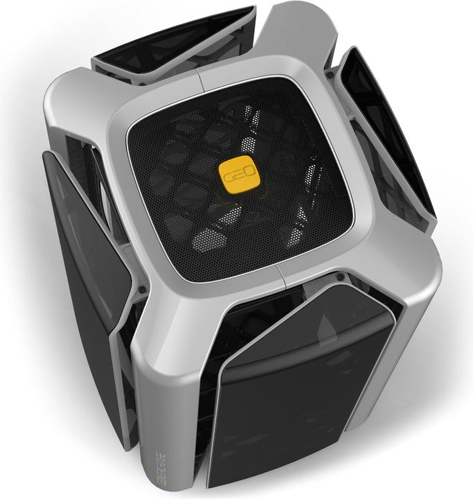 Produktbild Geometric Future M2 THE ARK Gehäuse, TG - grau (Mini-ITX, Mini-ATX)