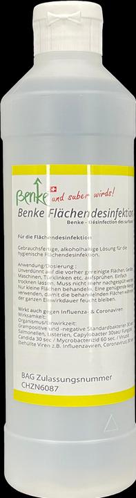 Produktbild Benke Flächendesinfektionsmittel - Swiss Made - 500ml