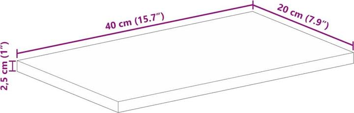 Actual product image VidaXL Ibara (40 x 20 x 2.5 cm)