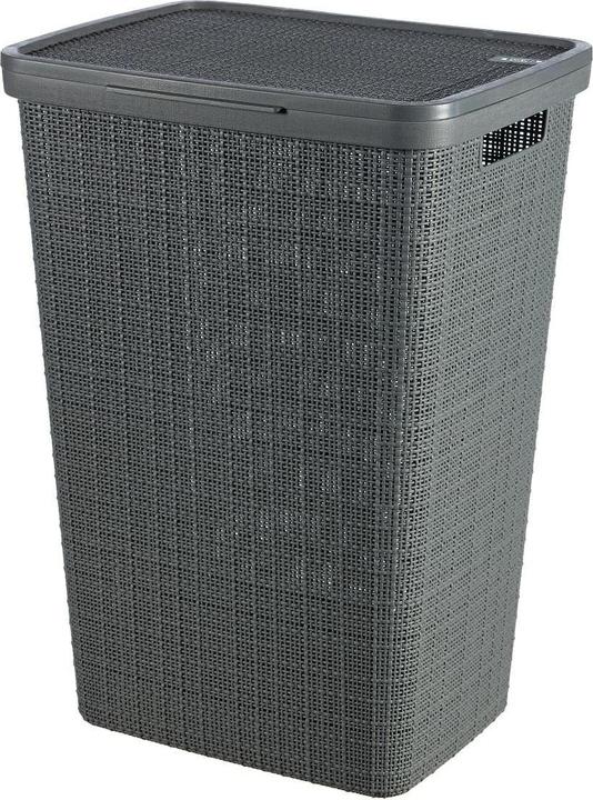 Curver Laundry Basket JUTE 58L Dark Grey