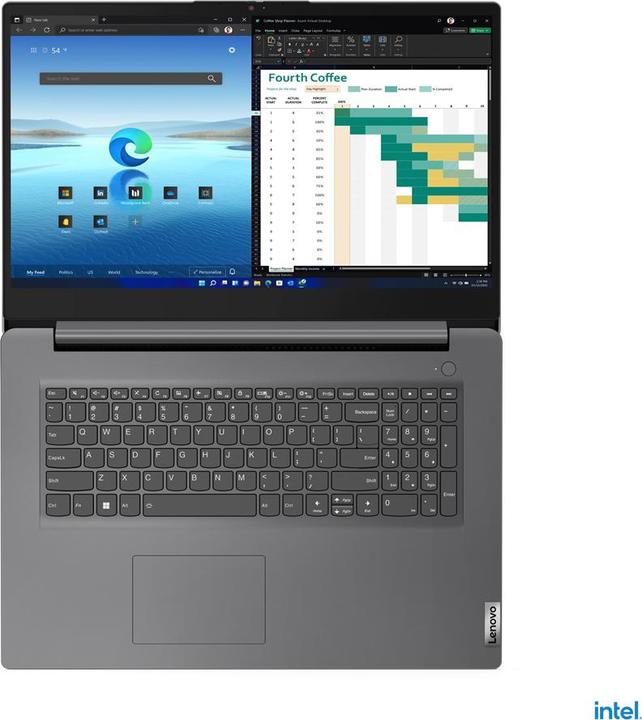 Actual product image Lenovo V17 Gen 4 (17.30", Intel Core i5-1335U, 8 GB, 512 GB, DE)
