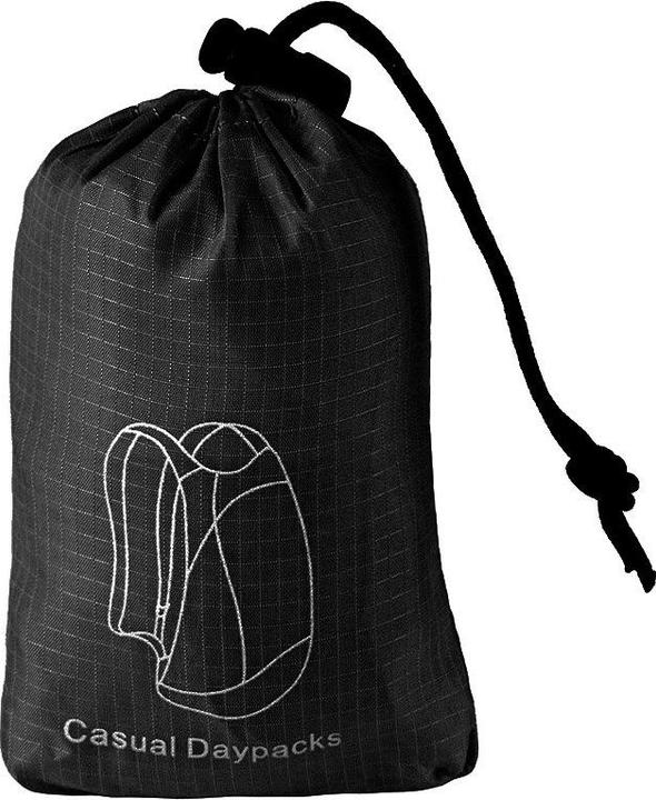 JTI Faltbarer Rucksack - Schwarz (20 l)