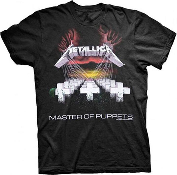 Actual product image Metallica Unisex Adult Master Of Puppets Back Print T-Shirt (M)