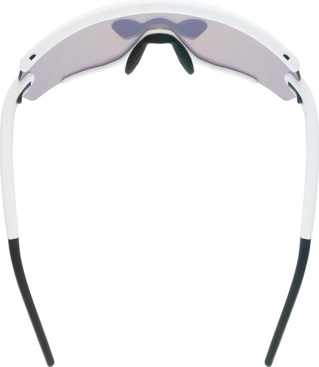 Actual product image Uvex Sports Sportstyle 236 S Set (White Matt, mirror silver/clear (S2/0), Mirror Red)