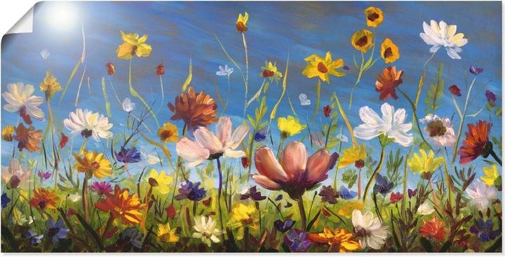 Immagine prodotto Artland Prato di fiori selvatici cielo blu U1QU (100 x 50 cm)
