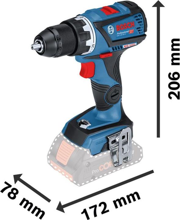 Produktbild Bosch Professional GSR 18V-60 C (Akkubetrieb)