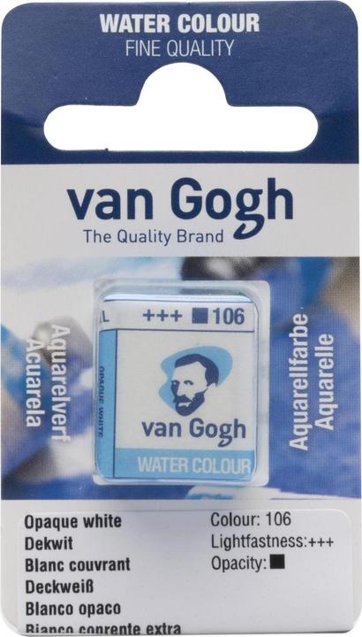 Image du produit Van Gogh Aquarelle 106 Blanc couvrant, 1 pièce (Top blanc, 1000 ml)