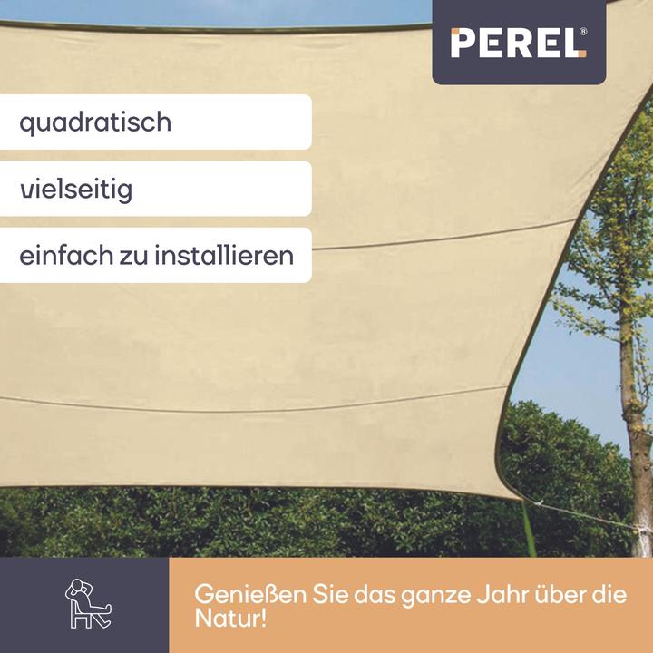 Image du produit Perel Voile solaire perméable à l'eau (360 x 360 cm)