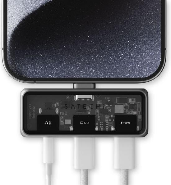 Immagine prodotto Satechi Mobile XR Hub with Audio (USB-C, 2 Porti)