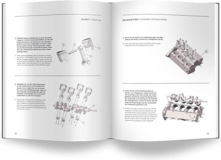 Actual product image Franzis Ford Mustang V8 engine