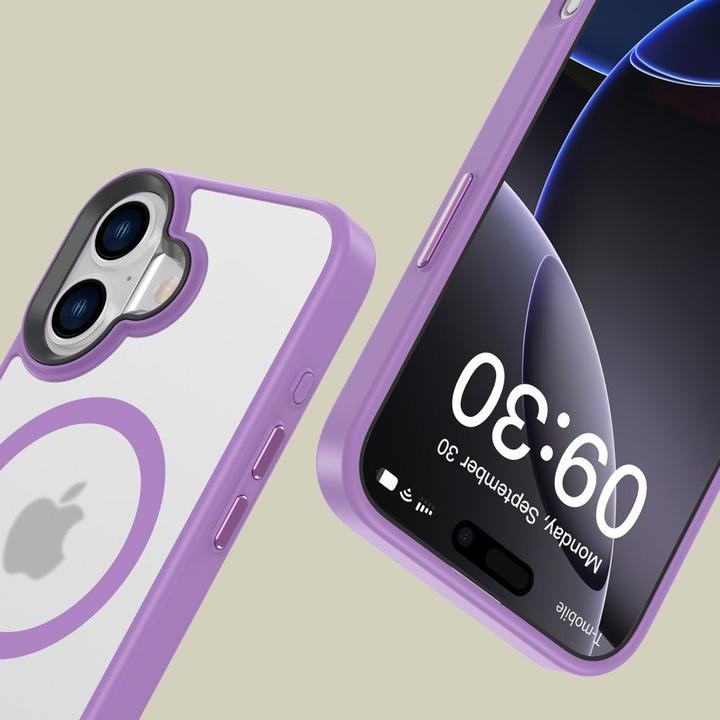 Immagine prodotto Tech-Protect MagMat MagSafe iPhone 16 Case - Purple (Apple iPhone 16)