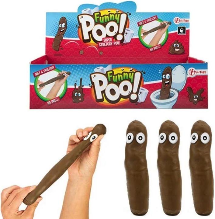 Toi-Toys FUNNY POO Rouleau anti-stress - super extensible 1
