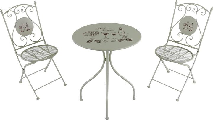 Image du produit Axi Maxime Metal Bistro Set vin crème (60 cm)