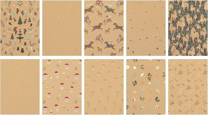 Produktbild Folia Designpapier Magic Christmas A4, 115/270 g/m², 20 Blatt (270 g/m², 1 x)