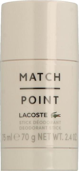 Actual product image Lacoste Match Point (Stick, 75 ml)