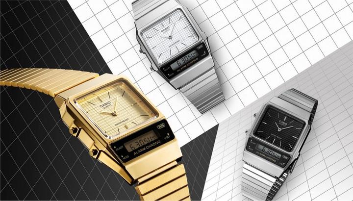Image du produit Casio Retro Vintage - AQ-800E-7A (Montre numérique, Montre analogique, 32 mm)