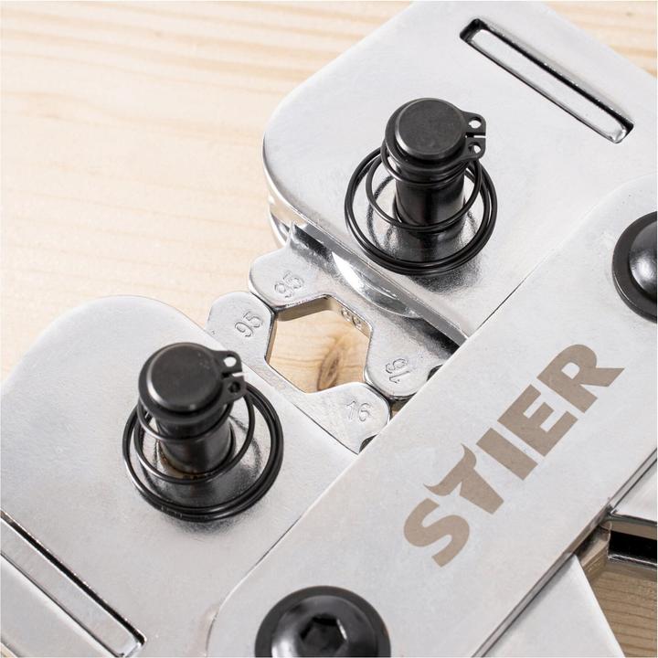 Actual product image Stier Crimping pliers hexagonal 6-120 mm²