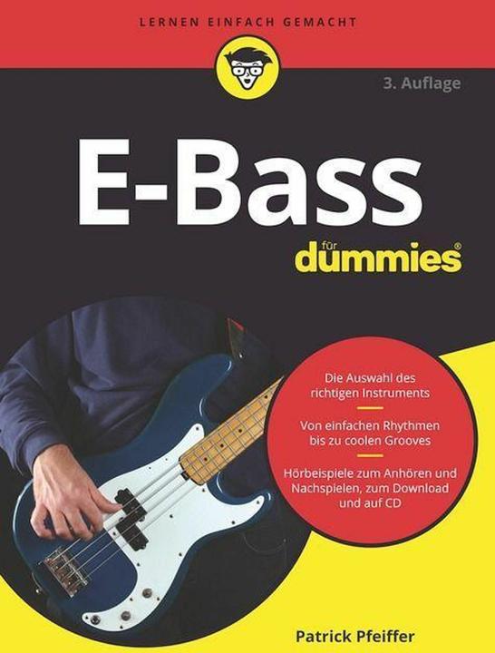 Produktbild E-Bass für Dummies (Deutsch, Judith Muhr, Patrick Pfeiffer, 2022)
