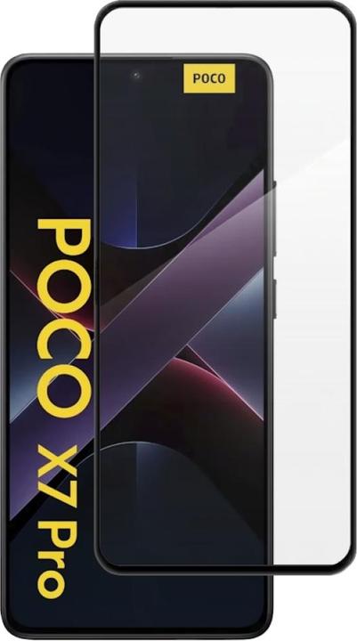 Produktbild Screenguard Full Screen Panzerglas Schutzfolie 2.5D 9H (1 Stück, Xiaomi Poco X7 Pro)