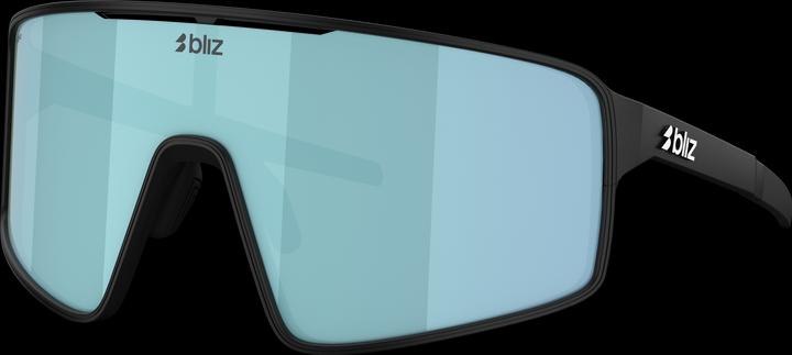 Actual product image Bliz P001 Small - Fahrradbrille (Matt Black, Smoke w Iceblue multi, Smoke w Ice Blue multi)
