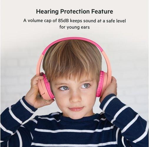 Immagine prodotto Belkin Soundform mini on-ear per bambini BT USB-C pi. AUD002btPKV3
