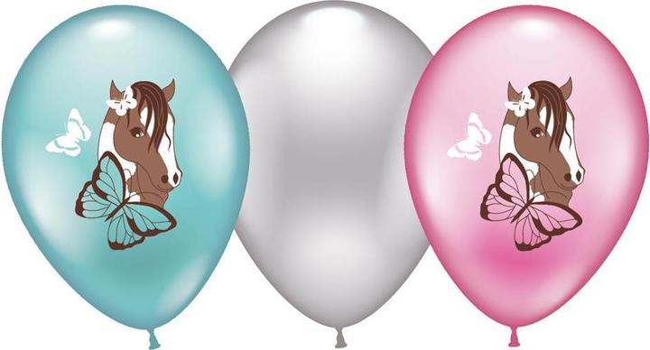 Actual product image Karaloon Balloons Horses 6 Balloons multicoloured (6 x)
