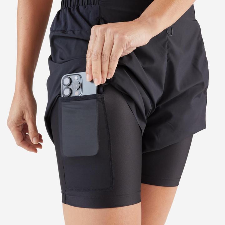 Actual product image Kiprun Laufshorts 2-in-1 Damen - Run 500 (XL)