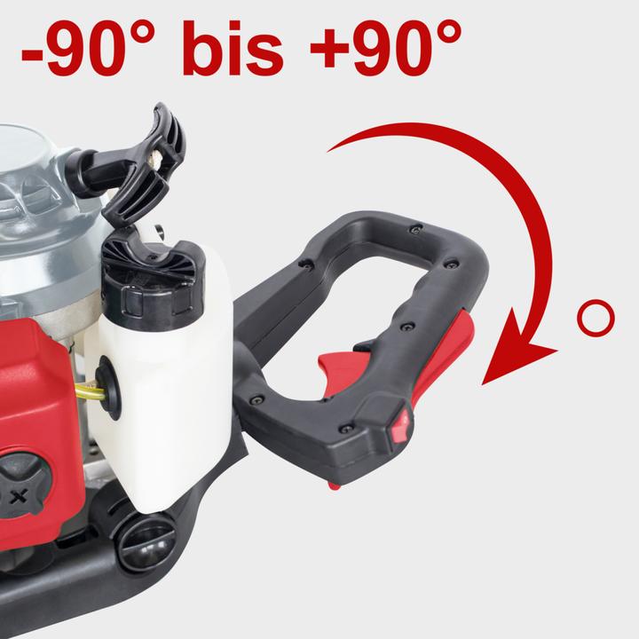 Actual product image Scheppach HTH250/240P Hedge Trimmer 1hp (Gasoline hedge trimmer)