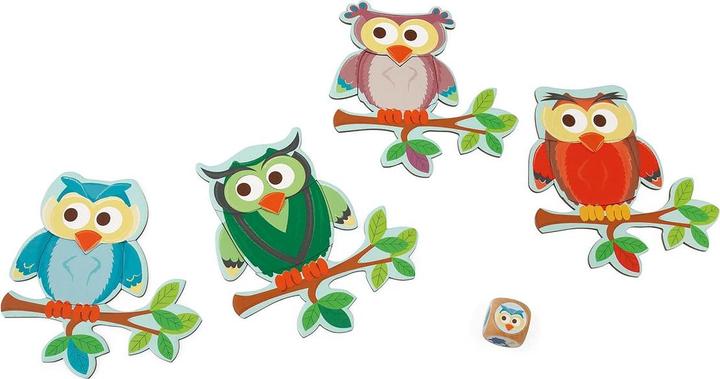 Actual product image Scratch Puzzle dice game owl (German, English, French, Italian)