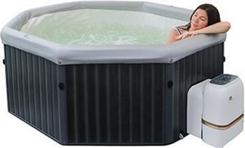 Actual product image PureHaven Inflatable whirlpool 193x193x76 cm for 6 persons self-cleaning incl. filter cartridges (6 pers.)