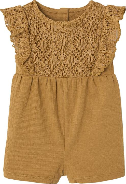 Actual product image Vertbaudet Mädchen Baby Overall mit gehäkeltem Oberteil (98)