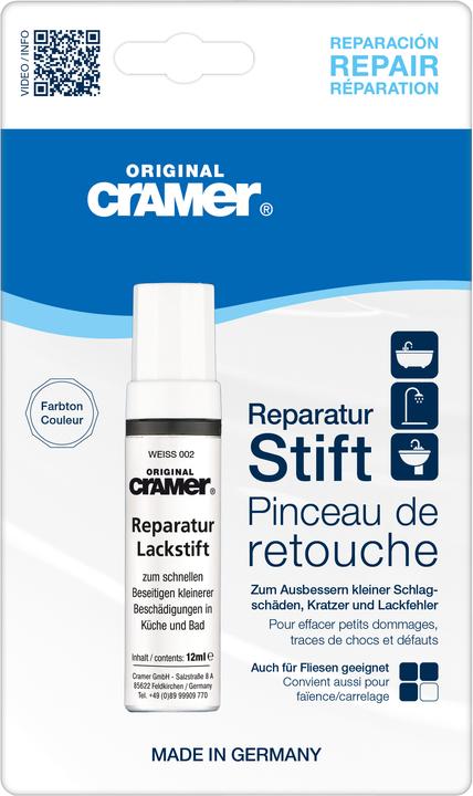 Cramer Reparatur-Stift (Pure white, 0.01 l)