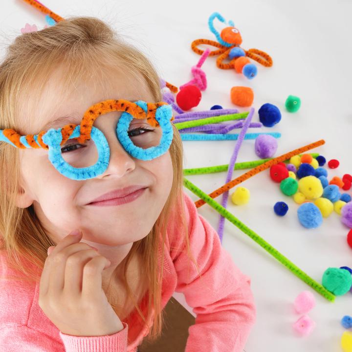 Actual product image Relaxdays Pom Pom Set of 200