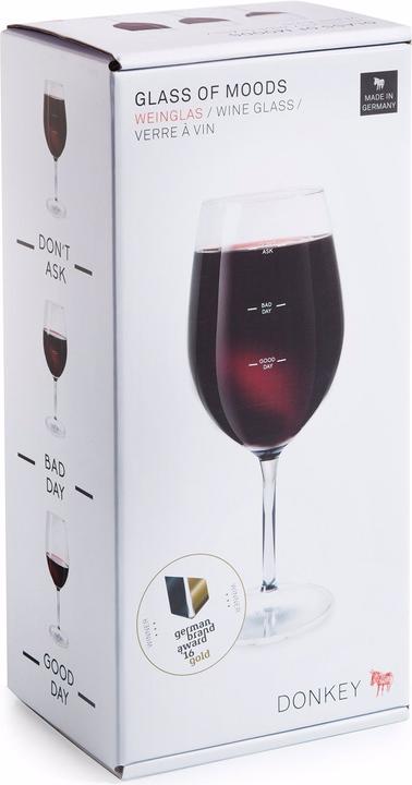 Image du produit Donkey Products Verre de Moods (56 cl, 1 Verres, Verres à vin rouge)