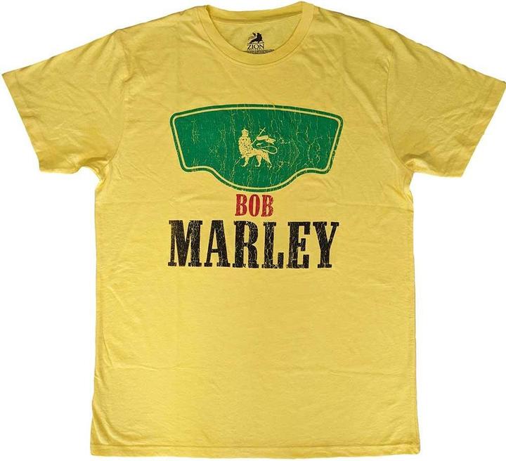 Actual product image Bob Marley Unisex Adult Vintage Label T-Shirt (XL)