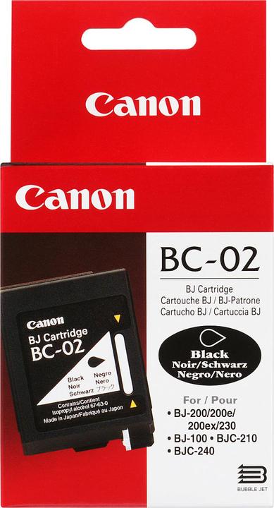 Immagine prodotto Canon Cartuccia d'inchiostro BC-02 nero (FC)