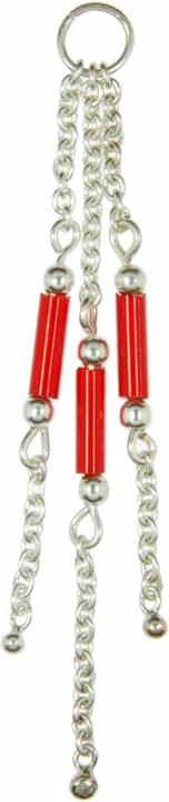 Produktbild Bijouteria Bauchpiercing-Anhänger (Glas, Silber 925)