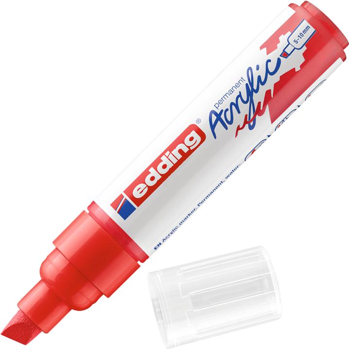 Produktbild Edding Acrylmarker 5000 Breit (Verkehrsrot, 10 mm, 1 x)