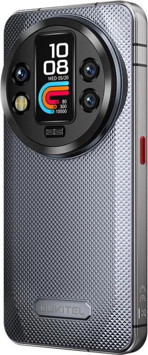 Immagine prodotto Oukitel WP200 Pro (6.7" - NFC - Ecouteur Bluetooth Intégré - 1 To, 24 Go RAM) Gris