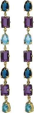 Produktbild Victoria Cruz - Luxury long earrings with crystals Balance A4719-12DT
