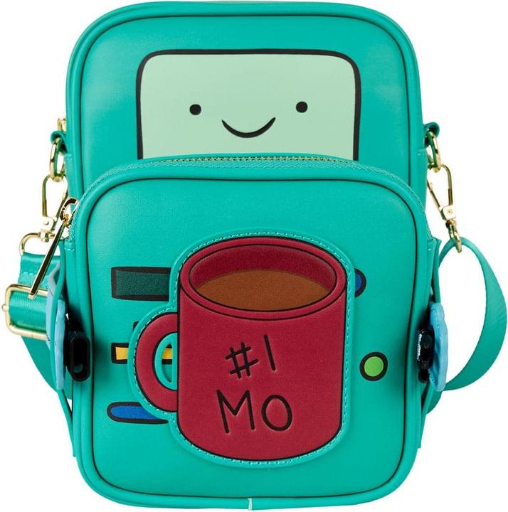 Actual product image Loungefly Warner Bros by Crossbody Adventure Time BMO